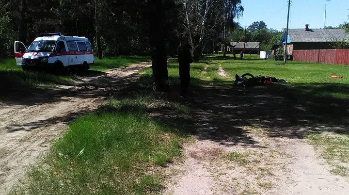 В Лоевском районе насмерть разбился мотоциклист