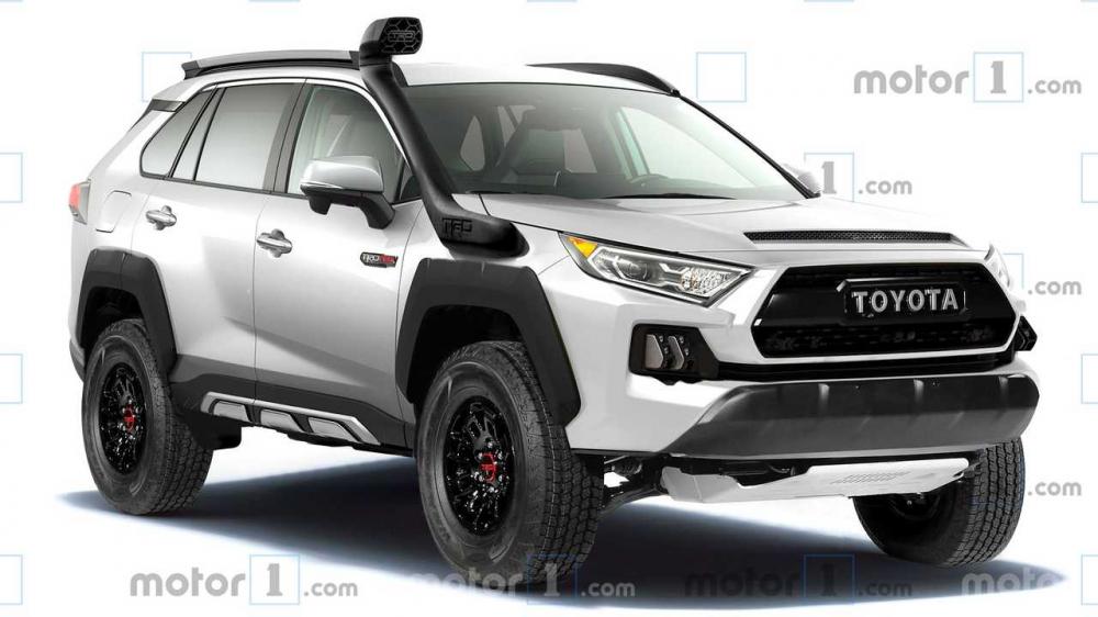 Рендеры: как может выглядеть новая Toyota RAV4 TRD Pro
