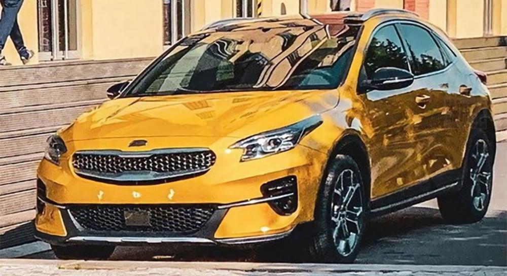 Вседорожный Kia Ceed сфотографировали полностью без камуфляжа