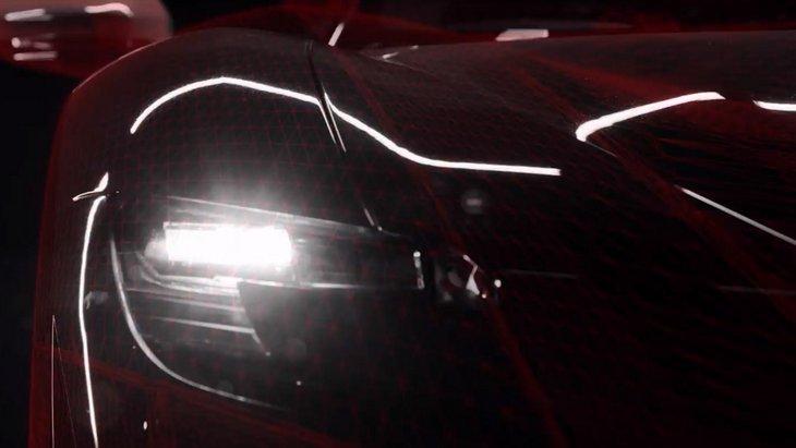 Ferrari показала финальный тизер нового суперкара с гибридным двигателем