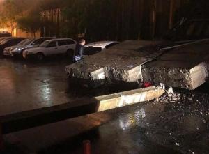 Во Владивостоке обрушилась подпорная стена высотой в 7 этажей