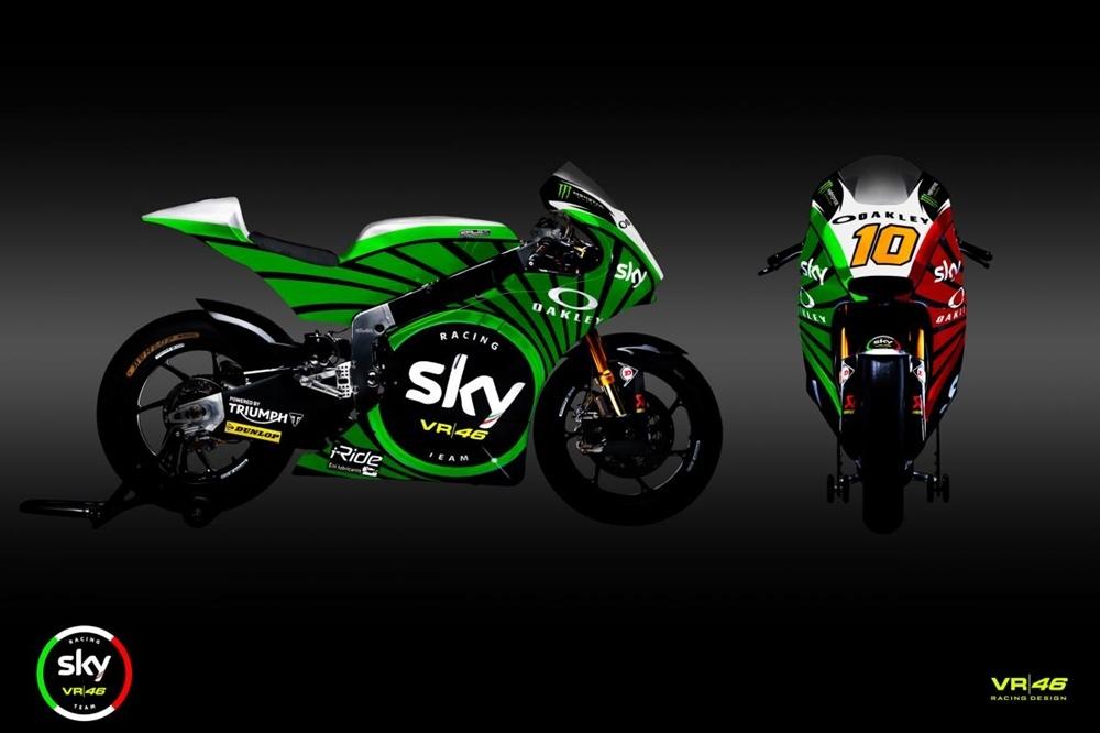 Расцветки команд SKY Racing Team VR46 для Гран При Муджелло