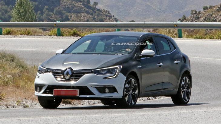 Гибридный Renault Megane 2020 засекли на тестах