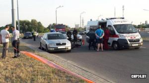 В Гомеле на Восточном обходе насмерть разбился мотоциклист