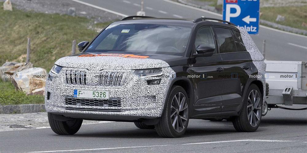 Skoda вывела на тесты обновленный Kodiaq