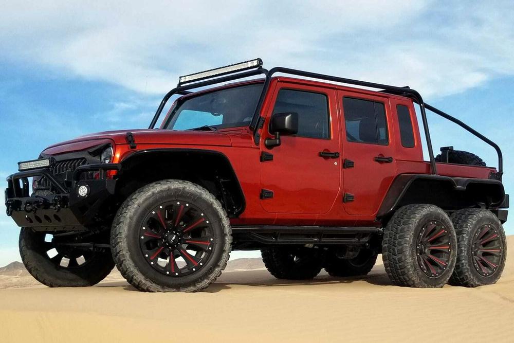 Уникальный Jeep Wrangler Hellcat 6x6 выставили на аукцион