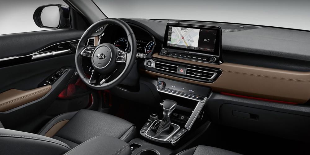 Kia показала салон нового кроссовера Seltos