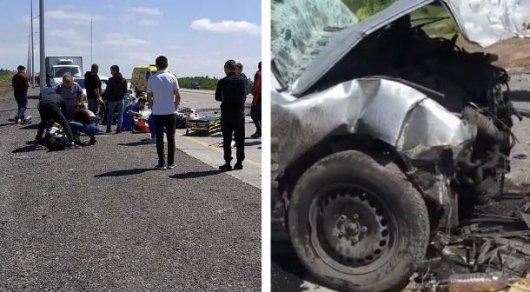 Шесть человек погибли в ДТП под Карагандой