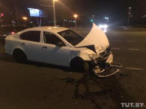 В Минске произошло ДТП с каршеринговым автомобилем