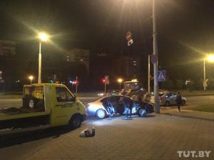 В Минске произошло ДТП с каршеринговым автомобилем