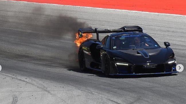 Очередной McLaren Senna сгорел в Австрии