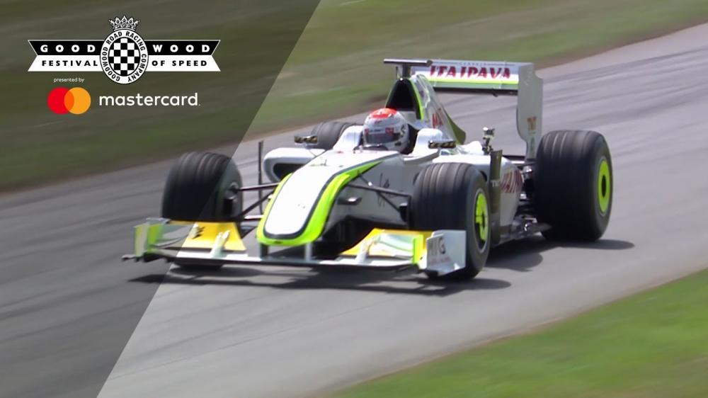 Баррикелло спустя 10 лет сел за руль Brawn BGP-001