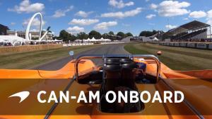 Видео: Карлос Сайнс за рулём исторической McLaren M8D