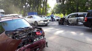 5 человек пострадали в серьезном ДТП на Кульджинке