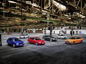 Audi отмечает 25-летие моделей RS