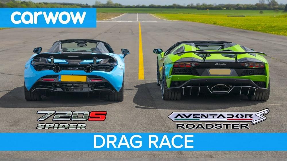 McLaren 720S против Lamborghini Aventador S