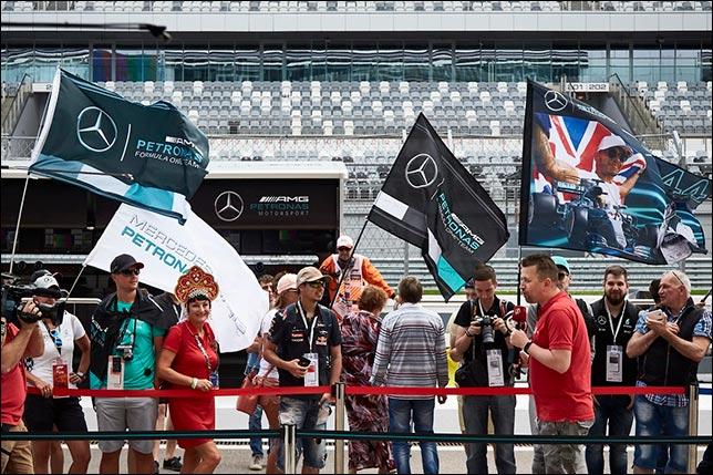 В Сочи откроют фан-сектор Mercedes