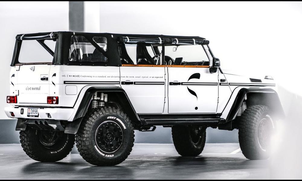 На продажу выставлен уникальный кабриолет «Гелендваген» 4x4