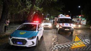 Часть дерева упала на Renault в Алматы и проломила крышу