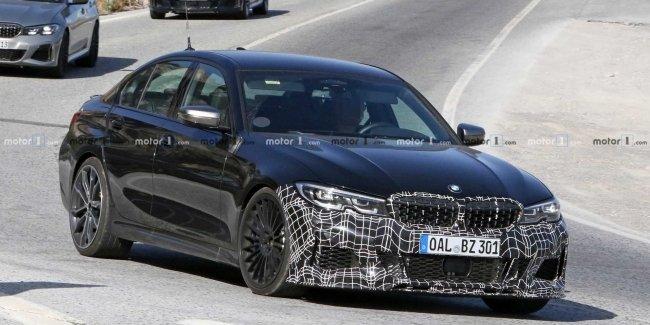 Новый Alpina B3 поймали на тестах почти без камуфляжа