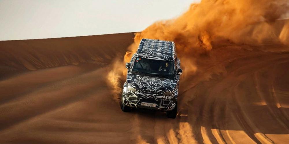 Новый Land Rover Defender получит пневмоподвеску