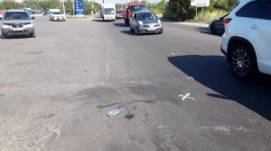 Водитель Газели переехал мужчину после дорожного конфликта в Алматы
