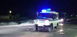 Полицейский УАЗ попал в ДТП в Мангистау
