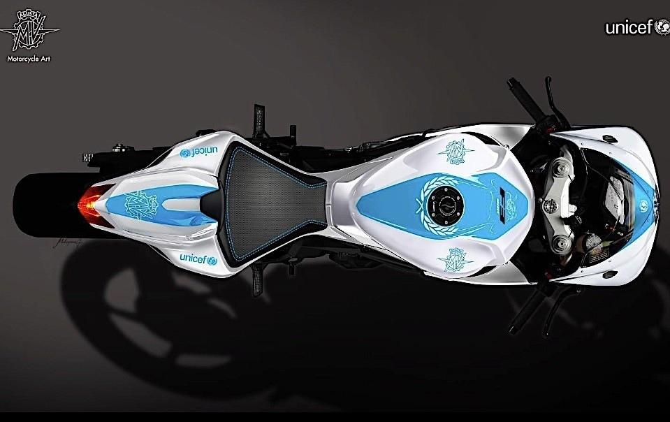 MV Agusta F3 800 продали за 100 000 евро на событии UNICEF