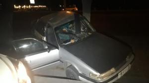 Автомобиль на скорости влетел в дерево в Алматы. Пострадали двое