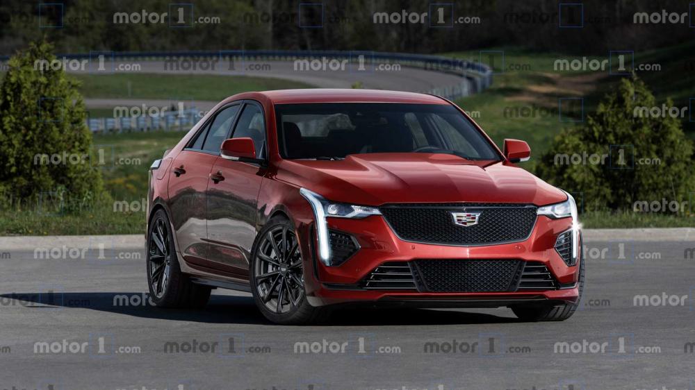 Предвосхищаем облик CT4-V Blackwing - очень крутого седана Cadillac