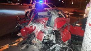 В Алматы водитель Volkswagen погиб в жуткой аварии