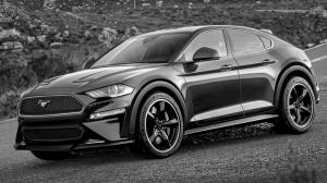 Эскиз кроссовера Ford Mustang