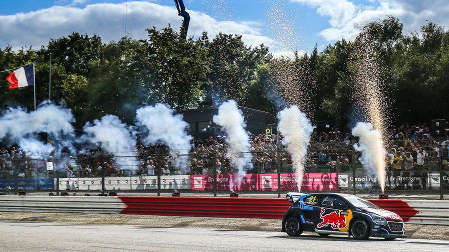 Тимми Хансен выиграл французский этап WRX в Лоеаке