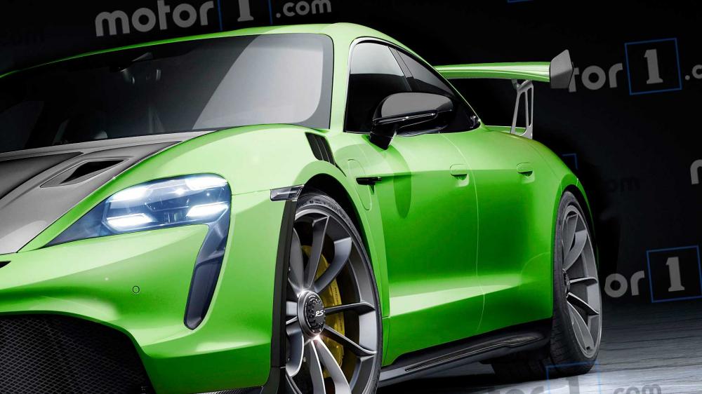 Рендеры Porsche Taycan GT2