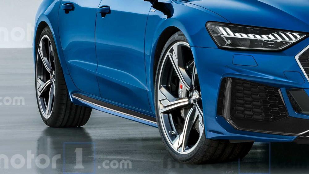 Рендеринг Audi RS7 Sportback 2019 года