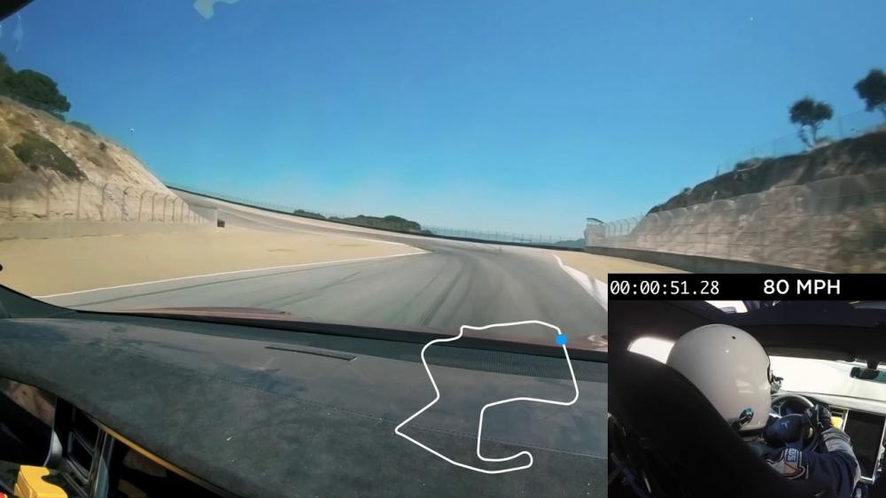 Видео: Tesla Model S бьет рекорд знаменитой американской трассы