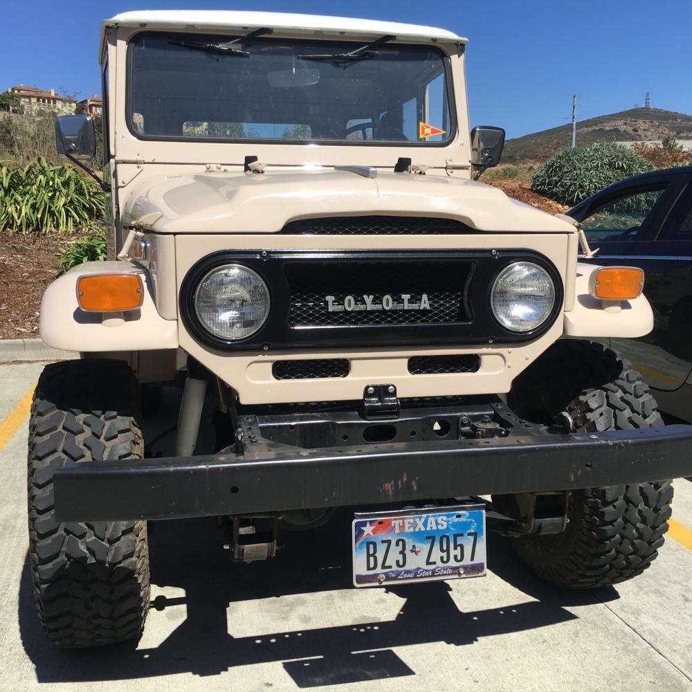 Подопытный Toyota Land Cruiser J40