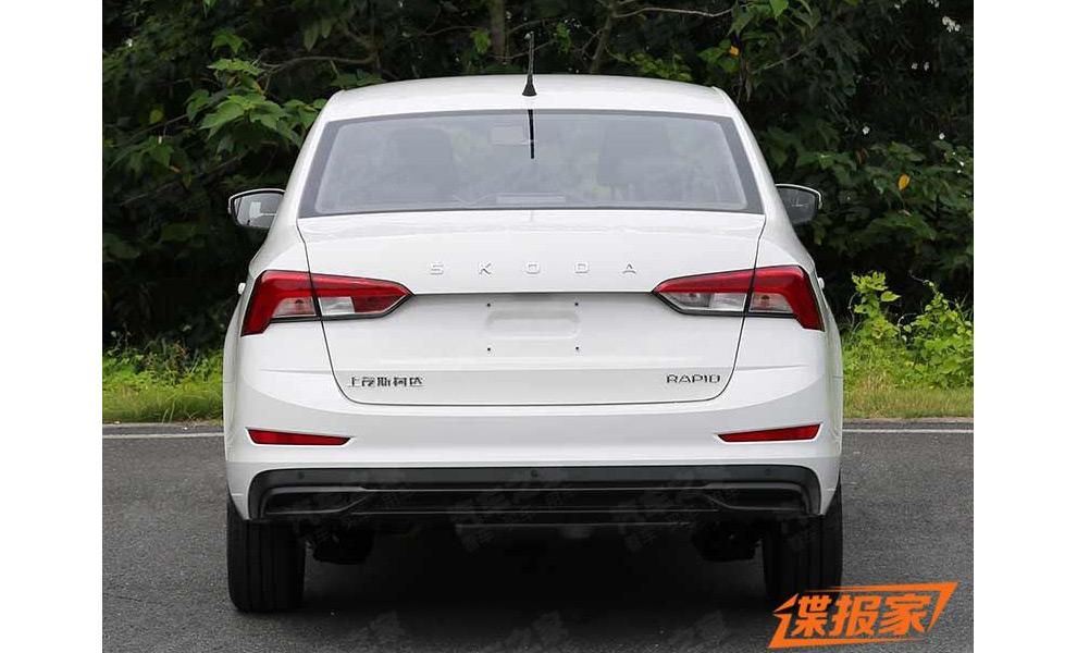 Обновленный седан Skoda Rapid получил внешность в стиле хэтчбека Scala