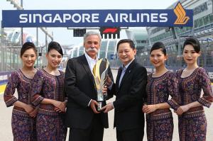 Singapore Airlines остаётся титульным спонсором Гран При