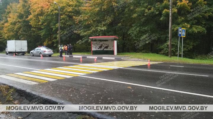 В Могилеве на переходе грузовик сбил 7-летнего ребенка