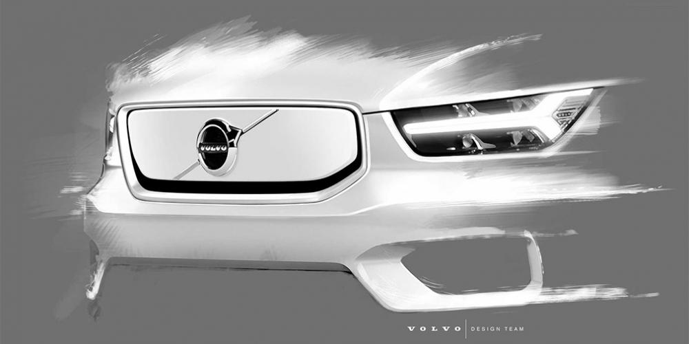 Volvo рассказала об электрическом XC40 c передним багажником