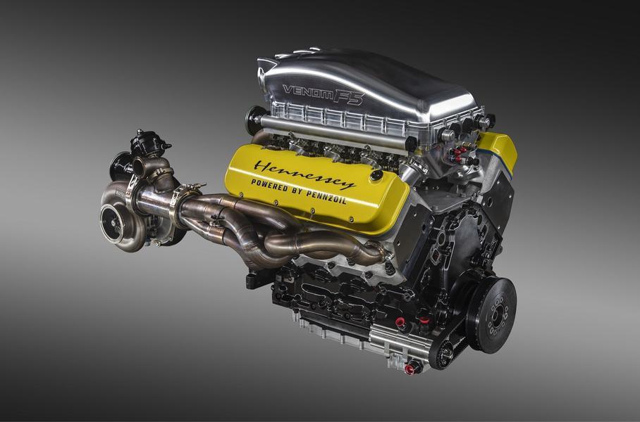 Гиперкару Hennessey Venom F5 подарят 1842-сильный двигатель