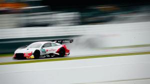 Рене Раст на поуле предпоследней гонки сезона DTM в Хоккенхайме