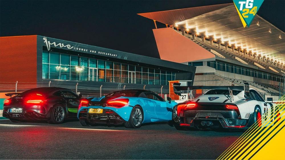 Видео: коллекционный Porsche против суперкара McLaren и трекового Mercedes-AMG