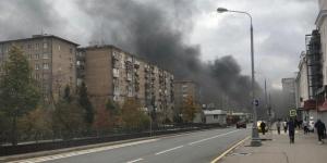 В Москве в тоннеле загорелся автобус