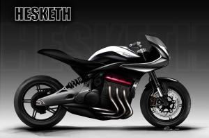 Фирма Hesketh разрабатывает трехцилиндровый заряженный байк