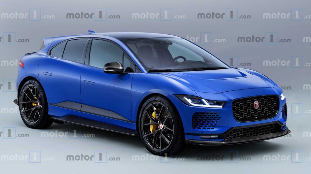 Вот так может выглядеть "заряженный" Jaguar I-Pace SVR