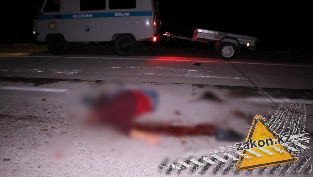 Пешеход погиб под колесами нескольких автомобилей на Капчагайской трассе