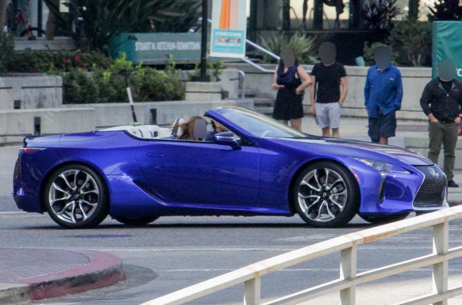 Шпионские фото Lexus LC Convertible