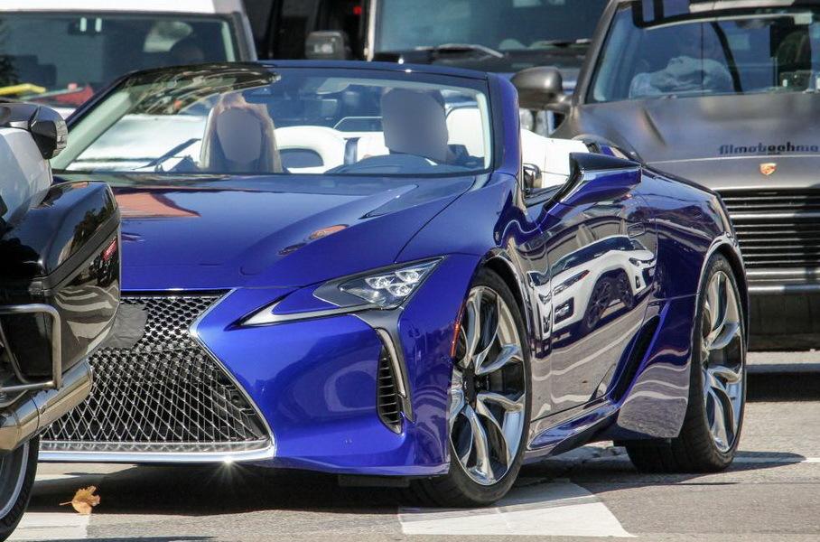 Шпионские фото Lexus LC Convertible